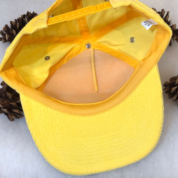 Vintage Deadstock NWOT NHL Pittsburgh Penguins I.C. Light Corduroy Snapback Hat