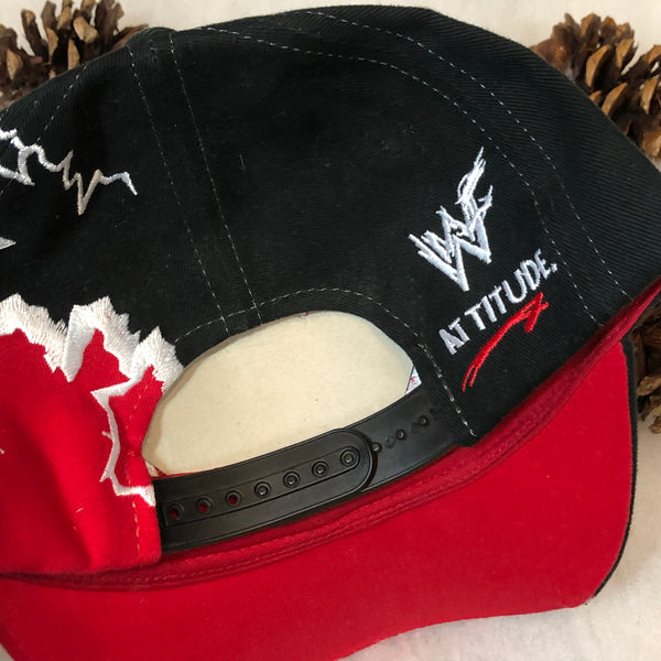 Vintage 1999 WWF The Rock Know Your Role Snapback Hat