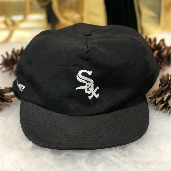 Vintage Deadstock NWOT NBA Chicago Bulls MLB Chicago White Sox WMAQ News 67 Promo Reversible Nylon Snapback Hat