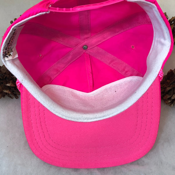 Vintage Blue Flamingo Nylon Snapback Hat