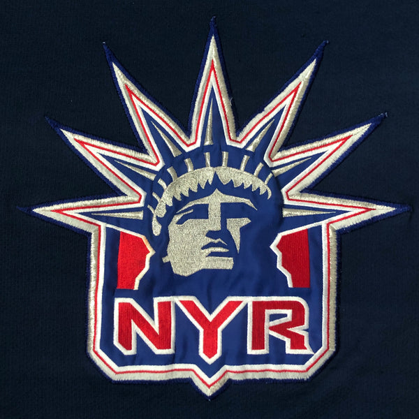 Vintage NHL New York Rangers Lady Liberty Wayne Gretzky Starter Jersey (M)