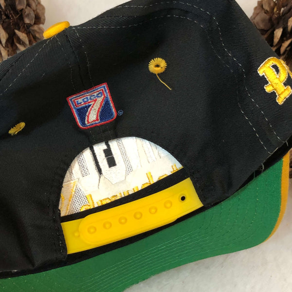 Vintage NHL Pittsburgh Penguins Logo 7 Wool Snapback Hat