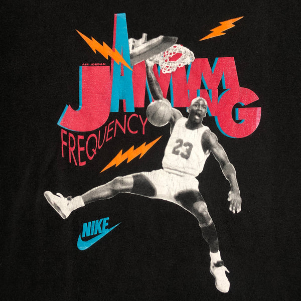 Vintage Michael Air Jordan Jamming Frequency Nike T-Shirt (M)