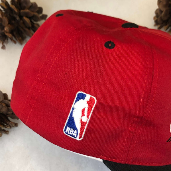 Vintage NBA Portland Trail Blazers Sports Specialties Plain Logo Twill Snapback Hat