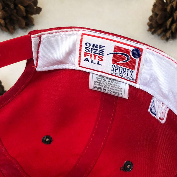 Vintage NBA Portland Trail Blazers Sports Specialties Plain Logo Twill Snapback Hat