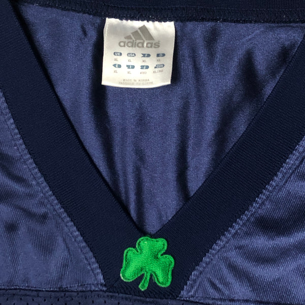 Vintage NCAA Notre Dame Fighting Irish Adidas Football Jersey (XL)