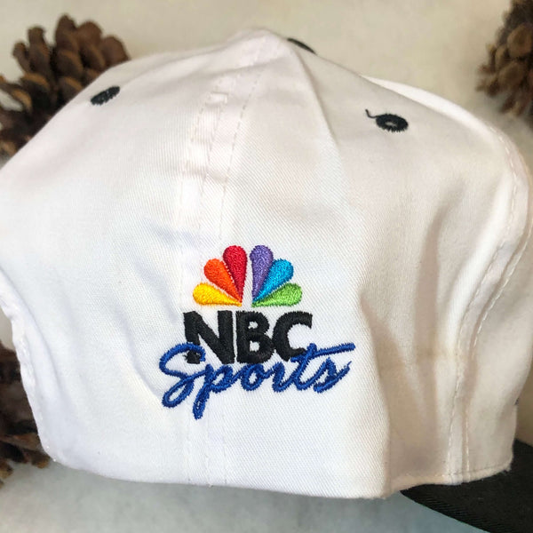 Vintage Deadstock NWOT Hoop It Up 3-on-3 NBC Sports Headmaster Twill Snapback Hat