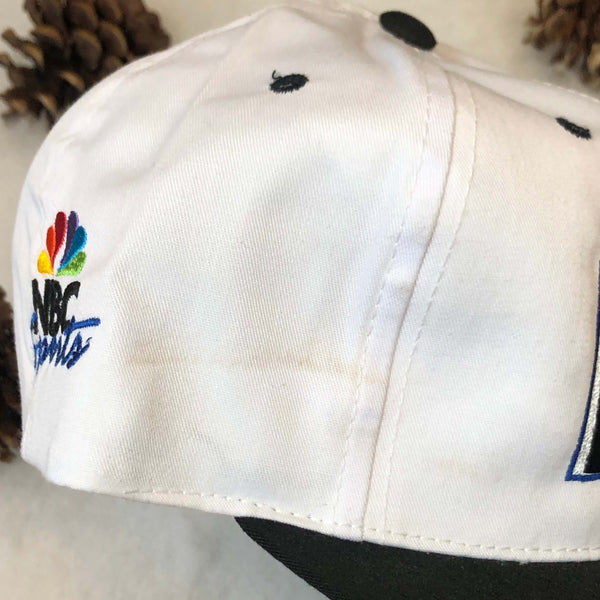 Vintage Deadstock NWOT Hoop It Up 3-on-3 NBC Sports Headmaster Twill Snapback Hat
