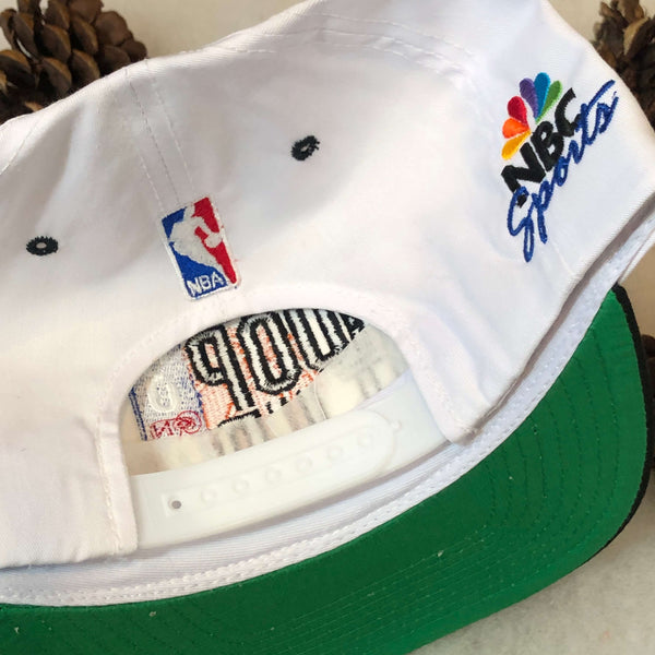 Vintage Deadstock NWOT Hoop It Up 3-on-3 NBC Sports Headmaster Twill Snapback Hat