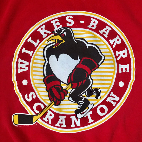 Vintage AHL Wilkes-Barre/Scranton Penguins Lee Sport Crewneck Sweatshirt (M/L)