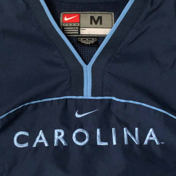 NCAA UNC North Carolina Tar Heels Vneck Windbreaker Pullover Jacket (M)