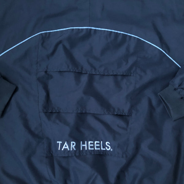 NCAA UNC North Carolina Tar Heels Vneck Windbreaker Pullover Jacket (M)