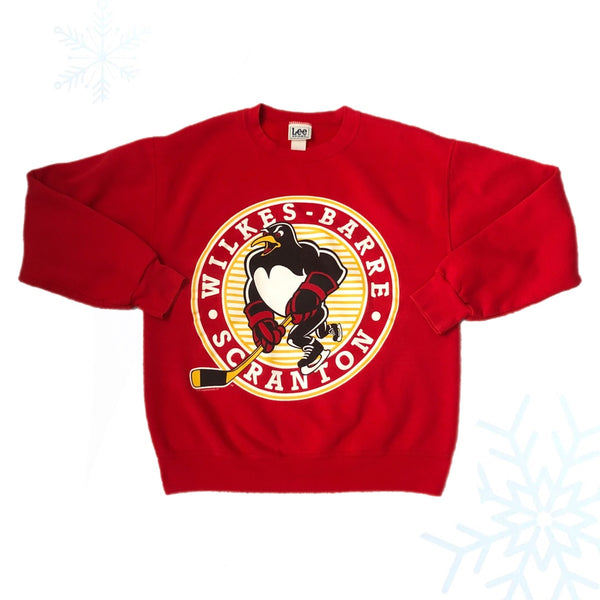 Vintage AHL Wilkes-Barre/Scranton Penguins Lee Sport Crewneck Sweatshirt (M/L)
