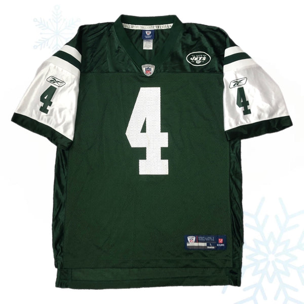 NFL New York Jets Brett Favre Reebok Replica Jersey (L)