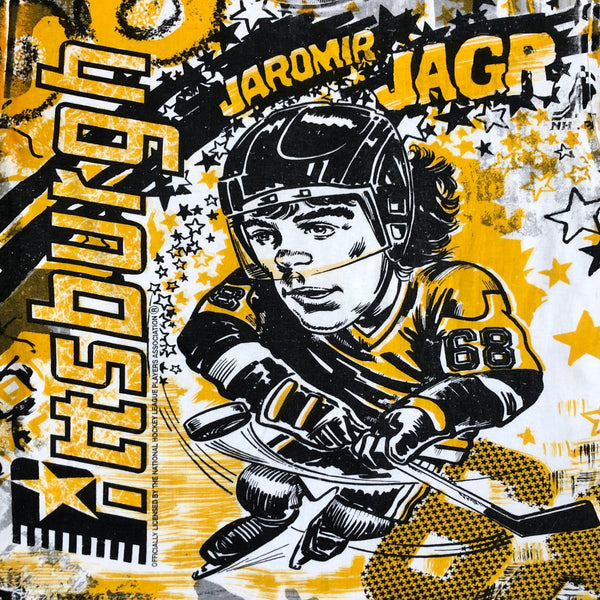 Vintage NHL Jaromir Jagr Pittsburgh Penguins All Over Print T-Shirt (L)