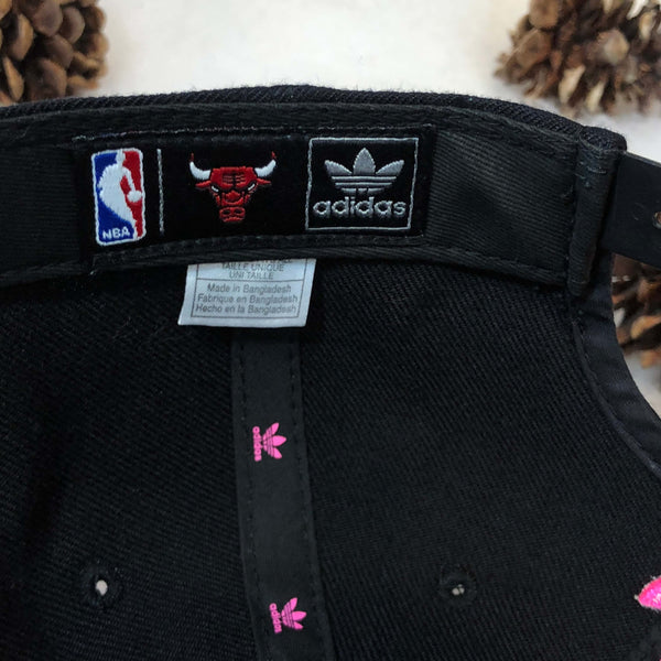 NBA Chicago Bulls Adidas Pink UV Undervisor Snapback Hat