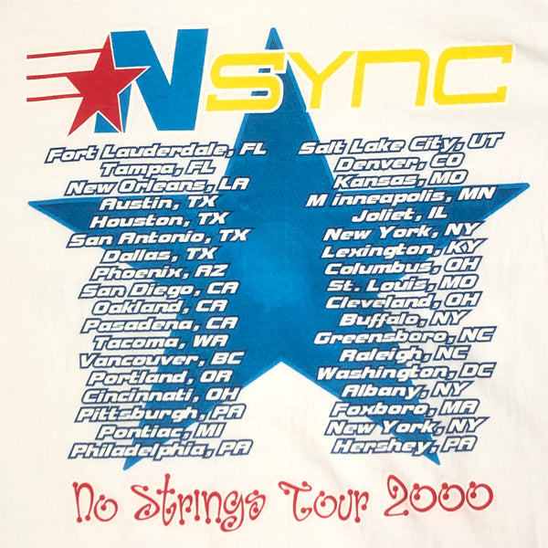 Vintage 2000 *NSYNC No Strings Attached Tour T-Shirt (L)