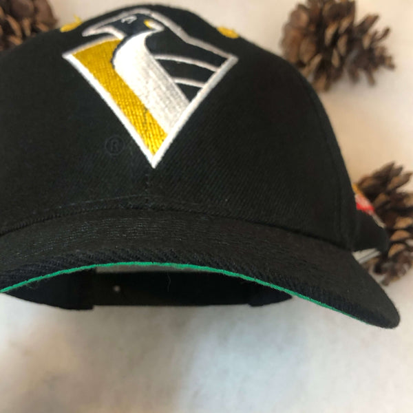 Vintage NHL Pittsburgh Penguins Annco Championships Wool Snapback Hat