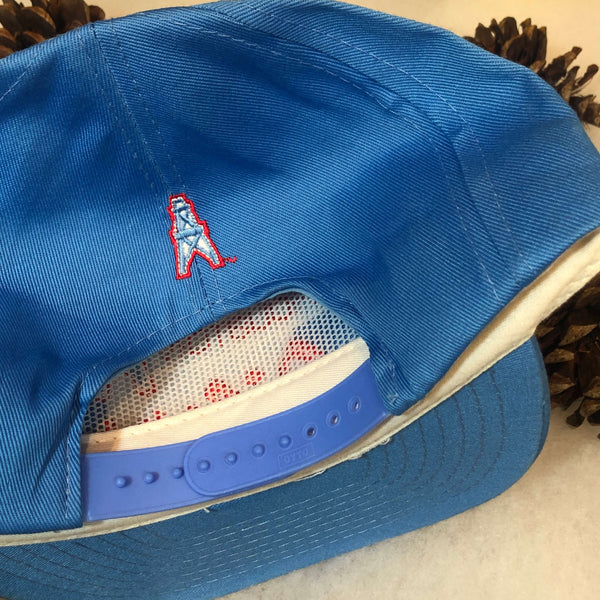 Vintage Deadstock NWOT NFL Houston Oilers American Needle Twill Snapback Hat