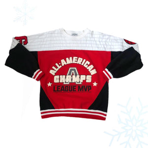 Vintage Basketball All-American Champs League MVP Giovanni L'uomo Crewneck Sweatshirt (M)