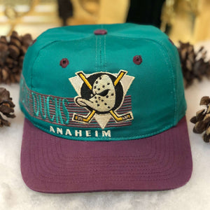 Vintage NHL Anaheim Mighty Ducks The Game Twill Snapback Hat