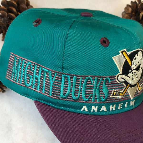 Vintage NHL Anaheim Mighty Ducks The Game Twill Snapback Hat