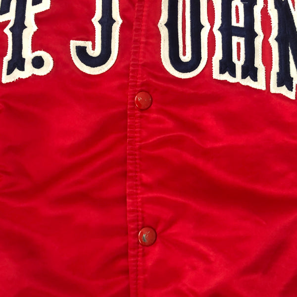 Vintage NCAA St. John's University Redmen Starter Satin Jacket (L)