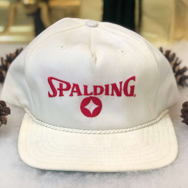 Vintage Spalding Sports Basketball New Era Wool Snapback Hat