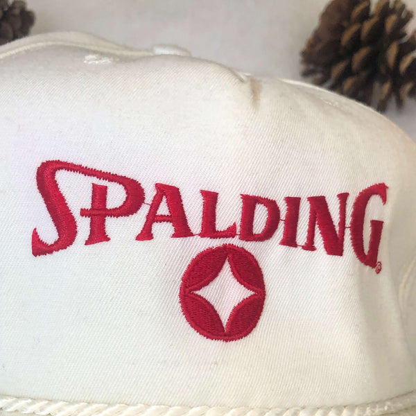 Vintage Spalding Sports Basketball New Era Wool Snapback Hat