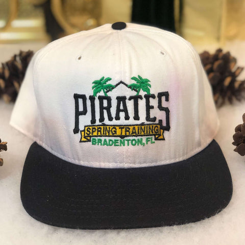 Vintage MLB Pittsburgh Pirates Spring Training Bradenton Florida New Era Wool Snapback Hat