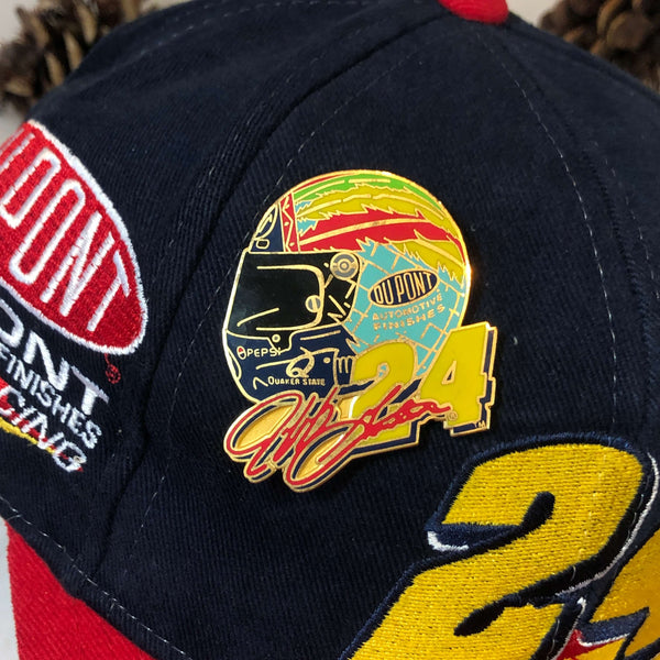 Vintage NASCAR Jeff Gordon DuPont Racing Swirl Snapback Hat