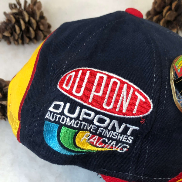 Vintage NASCAR Jeff Gordon DuPont Racing Swirl Snapback Hat