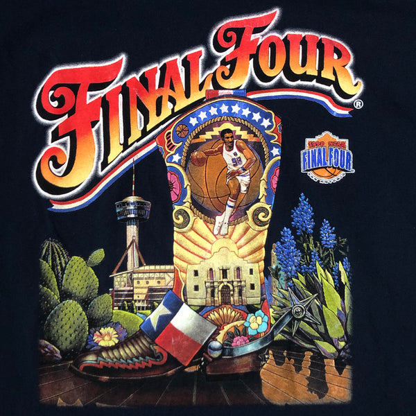 Vintage 1998 NCAA Final Four San Antonio Texas T-Shirt (L)