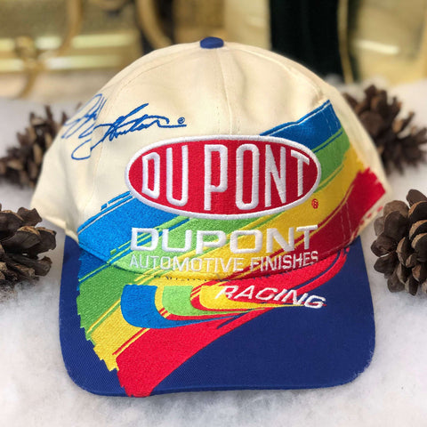 Vintage NASCAR DuPont Racing Jeff Gordon Splash Twill Snapback Hat