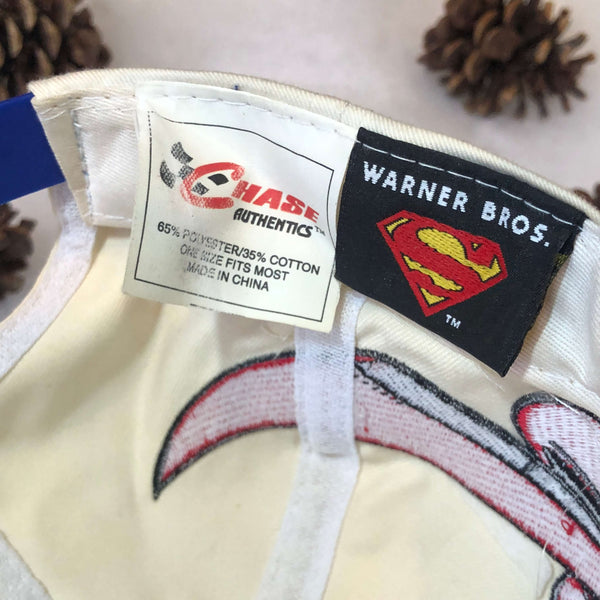 Vintage NASCAR Jeff Gordon Superman Racing Twill Snapback Hat