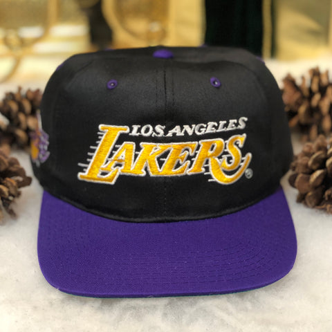 Vintage NBA Los Angeles Lakers Bootleg Twill Snapback Hat