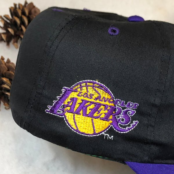 Vintage NBA Los Angeles Lakers Bootleg Twill Snapback Hat