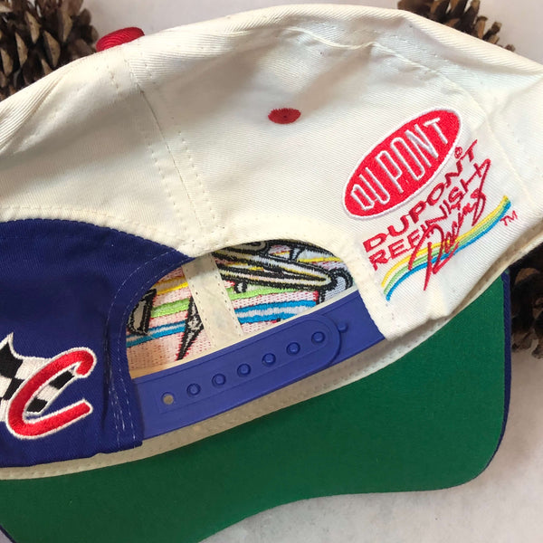 Vintage NASCAR Jeff Gordon DuPont Racing Big Font Twill Snapback Hat