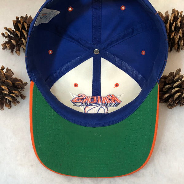Vintage NBA New York Knicks Twins Enterprise Pinstripe Twill Snapback Hat