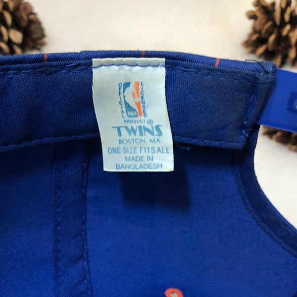 Vintage NBA New York Knicks Twins Enterprise Pinstripe Twill Snapback Hat