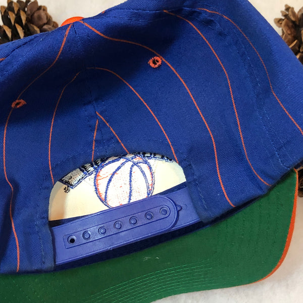 Vintage NBA New York Knicks Twins Enterprise Pinstripe Twill Snapback Hat