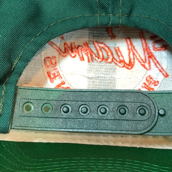 Vintage NCAA Miami Hurricanes The Game Circle Logo Twill Snapback Hat