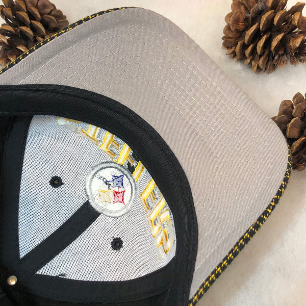 Vintage Deadstock NWOT NFL Pittsburgh Steelers Logo Athletic Wool Strapback Hat