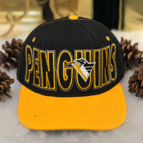 Vintage Deadstock NWOT NHL Pittsburgh Penguins Starter Starfit Wool Stretch Fit Hat