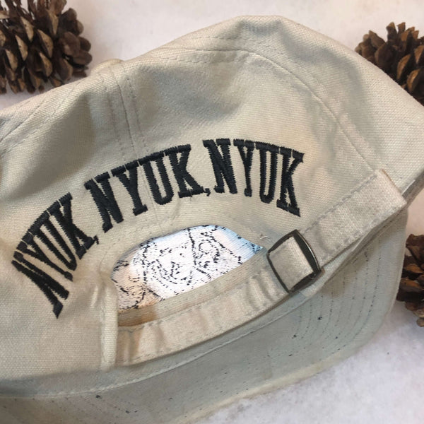Vintage 1993 The Three Stooges "Nyuk, Nyuk, Nyuk" American Needle Blockhead Strapback Hat
