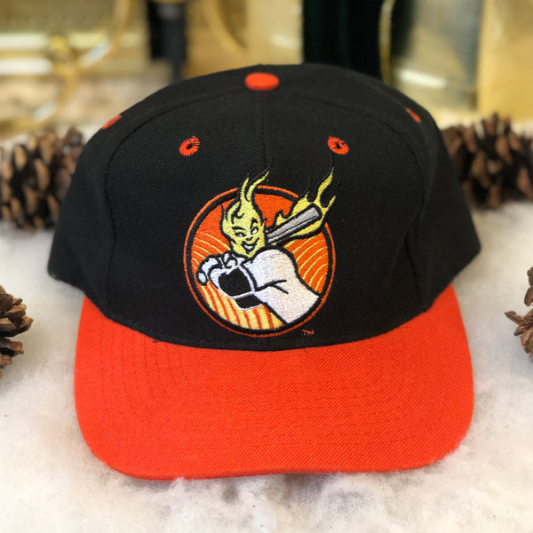 Vintage West Oahu Cane Fires Hawaii Winter Baseball Wool Snapback Hat