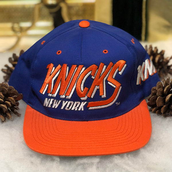 Vintage Deadstock NWOT NBA New York Knicks AJD Twill Snapback Hat