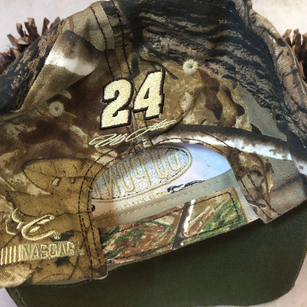Vintage NASCAR DuPont Motorsports Jeff Gordon Camouflage Strapback Hat