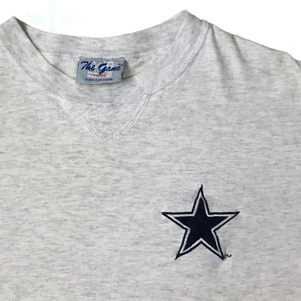 Vintage NFL Dallas Cowboys The Game Embroidered T-Shirt (L)