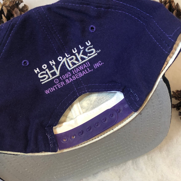 Vintage Honolulu Sharks Hawaii Winter Baseball New Era Wool Snapback Hat